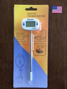 Digital Thermometer For Kitchen Laboratory Factory BBQ Turkey Milk US Shipping - Picture 1 of 8