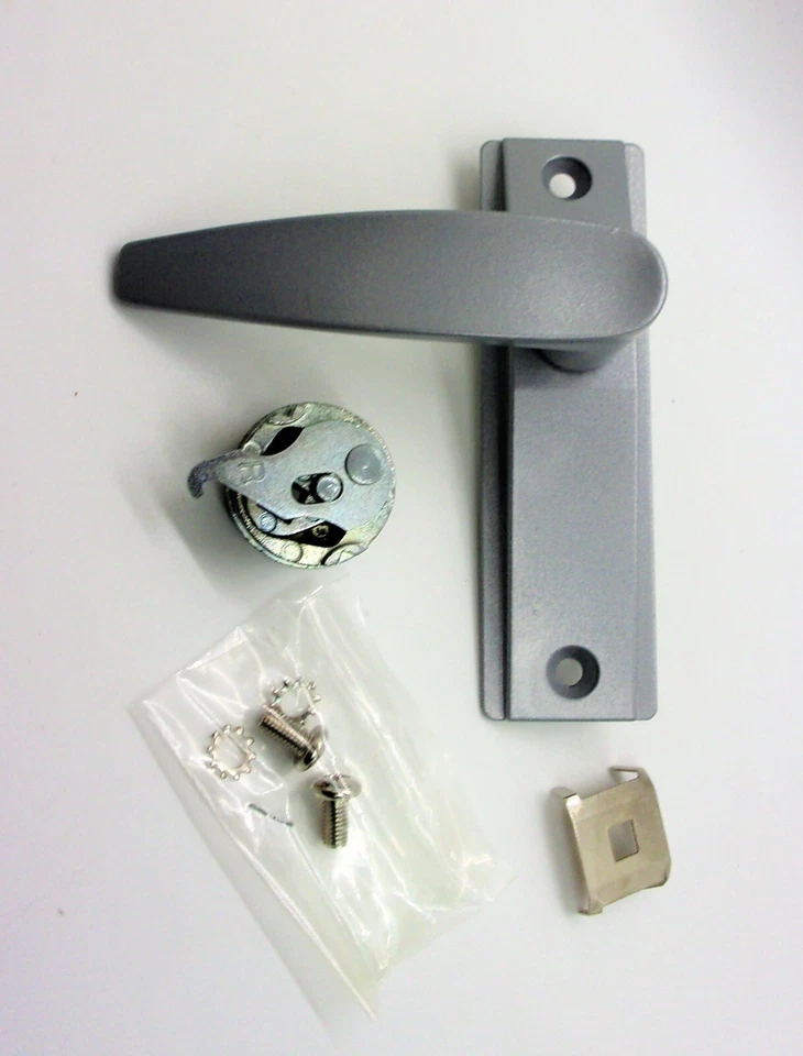 Global Door Controls TH1100-LH2-AL Aluminum Store Front Lever Handle, Left Hand