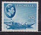 Album Treasures Seychelles Scott # 135 20c George VI Fishing Canoe MLH