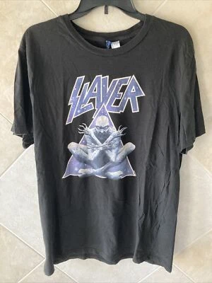 SLAYER Demon Death Thrash Metal Black M Med T-Shirt Band Concert Tour Music Rock - Image 1 of 4
