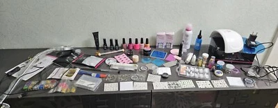 81teilen Poly gel Set LED UV Lampe Gellack verlängern nagel NägelLine Art... - Bild 1 von 4