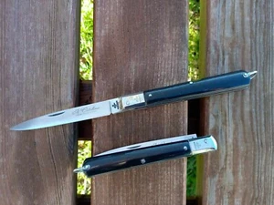 Coltello Il Calabrese 0464 inox Sfilato sottile manico ABS 21cm knife couteau - Foto 1 di 2