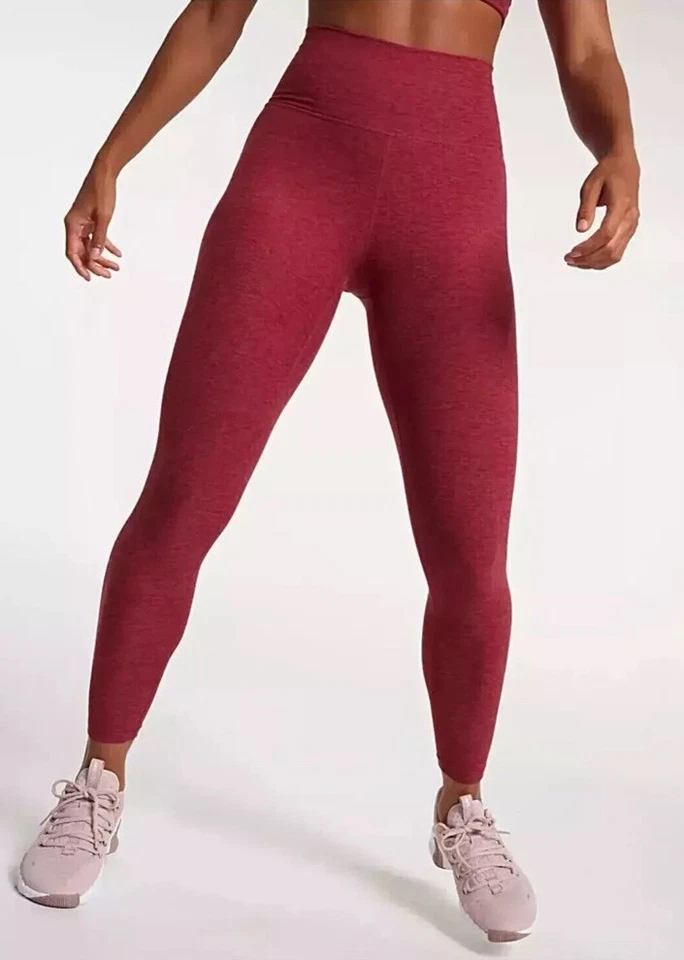 Calia Women's Lustralux High-Rise 7/8 Legging Bricklayer Heather Size XS