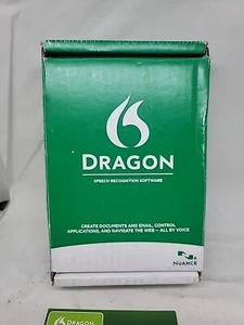 Dragon Naturally Speaking Speech Recognition Software Headset Version Home 11.5 - Picture 1 of 8
