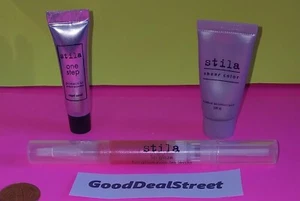 STILA Lip Glaze Pinkle Twinkle/One Step primecolor Capri Coral/SPF Sheer color 2 - Picture 1 of 3