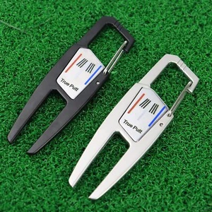 Golf Divot Repair Tool & Ball Marker Portable Buckle Golf Fork Gift Green Fork - Picture 1 of 14