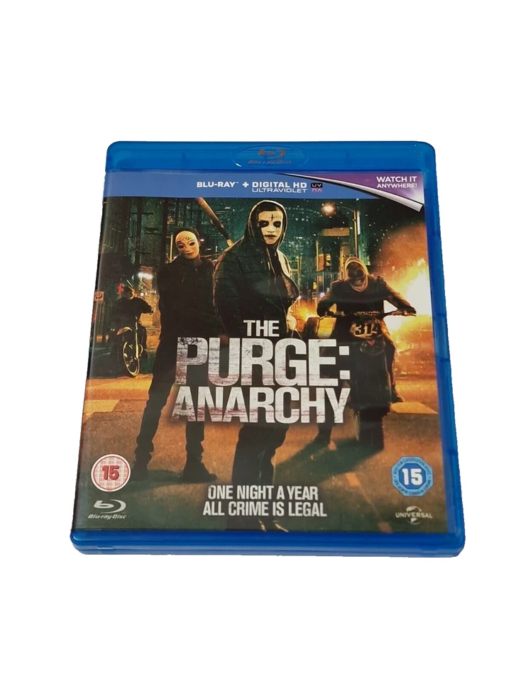 The Purge - Anarchy (Blu-ray, 2014) Region B Cert 15 Universal - Image 1 of 4