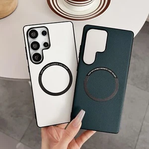 For Samsung Galaxy S25 Ultra, Phone Case Shockproof Leather Soft Magnetic Cover - Picture 1 of 16