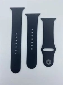 Genuine Apple Watch Sport Band - 38/40mm - Black - OEM - S/M and M/L - Picture 1 of 3