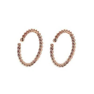 20 piezas anillos de nariz torcidos aro acero quirúrgico nariz pequeña cartílago perno piercing 20 g Foto 1 de 4