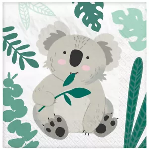 Australian Animal Party Supplies Koala Beverage Napkins (Pack of 16) - Picture 1 of 1