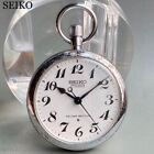 Seiko Vintage Pocket Watch Mechanical Manual 21 Jewels Open Face Japan Railway