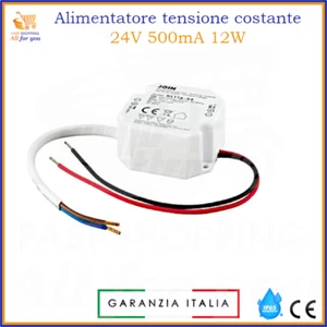Alimentatore switching 24v v volt 12W tensione costante telecamere striscia led - Foto 1 di 4