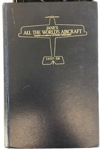 Jane's All the World's Aircraft 1957-58 Hardbound black - Picture 1 of 8