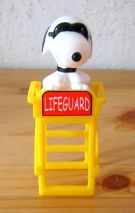 KINDER GIAPPONE LIFEGUARD SINGOLO "SNOOPY AL MARE" + CARTINA - Picture 1 of 4
