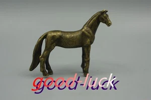 35mm Old Chinese Copper horse that solidifies time Figurines&Statues - Picture 1 of 6