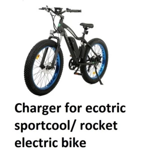 🔥battery Charger for ecotric sportcool / rocket ebike electric bike 🔥 - Picture 1 of 2
