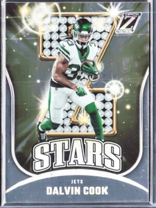 DALVIN COOK 2023 Panini ZENITH Z-STARS #14 [BASE SILVER FOIL]--NEW YORK JETS - Picture 1 of 2