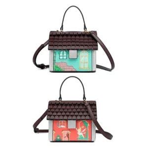 Stylish Novelty Handbag House Shaped Crossbody Purse for Women’s Holiday Looks - Picture 1 of 10