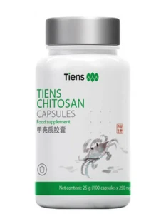 Tiens Chitosan Capsules 100ct | Fat Binder, Detox, Cholesterol Support - Picture 1 of 6