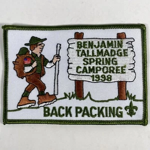 Benjamin Tallmadge District Spring Camporee 1998 Back Packing BSA Patch Badge - Picture 1 of 3