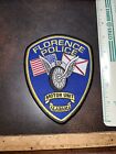Vntg Obsolete Sheriff Police Department Office Patch Florence Alabama Motor Unit
