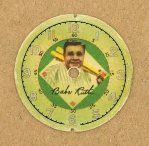 Vintage Babe Ruth Baseball Character Watch Dial - Picture 1 of 2