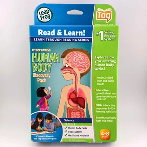 NEW LeapFrog Tag Read & Learn! Interactive Human Body Discovery Pack - Picture 1 of 2