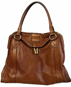 MARC JACOBS Gummistiefel Cognac Leder Tasche Umhängetasche Handtasche mit Staubbeutel - Bild 1 von 14