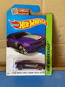 Hot Wheels HW WORKSHOP '13 HOT WHEES CHEVY CAMERO SPECIAL EDITION - Picture 1 of 7
