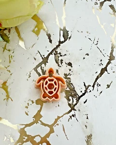Turtle 2 25mm polymer clay cutter for Summer Earring Making, Craft Tools - Picture 1 of 3