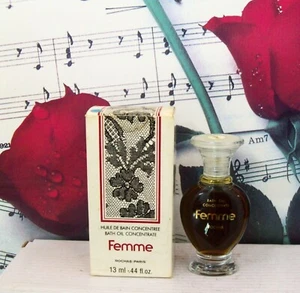 Femme by Rochas Badeölkonzentrat 0,44 FL. OZ. Neu mit Etikett - Bild 1 von 1