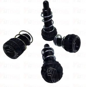 CSP AJP BRAKTEC LEVER ADJUSTERS FULL SET BLACK SCORPA SHERCO GAS GAS TRIALS TRS - Picture 1 of 1