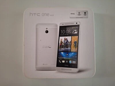HTC  One mini - 16GB - Glacial Silver , gebraucht,  Display Defekt - Bild 1 von 4