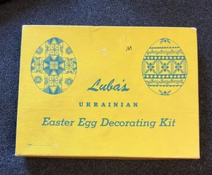 Vintage Luba's Ukranian Easter Egg Decorating Kit Holiday - Picture 1 of 3