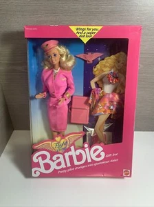 Flight Time Barbie Doll Gift Set #9584 Never Removed from Box 1989 Mattel, Inc. - Picture 1 of 12