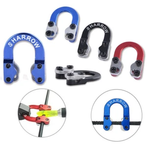 Bogenschießen Ultra Metall D Loop Release Ring Compoundbogen Saite Nock Jagd Schießen - Bild 1 von 12