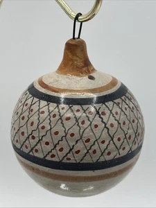 Handbemalte mexikanische Volkskunst Terrakotta Keramik Ornament Dekor Sammlerstück - Bild 1 von 7