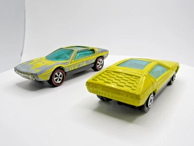 Yatming Vintage Lamborghini Marzal Yellow No 1004 Hong Kong before and after - Image 1 of 4