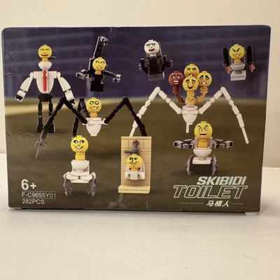 Skibidi Toilet MiniFigures Toy Building Blocks Kit F-C9655Y01 282PCS *New In Box - Image 1 of 4