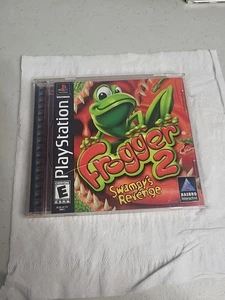 Frogger 2 Swampy’s Revenge (PS1) Black Label mit Handbuch funktionierenden Bildern! - Bild 1 von 12
