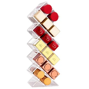 Lipstick Organizers, Acrylic Holder Lip Gloss Tower Clear Cosmetic Fish Stick... - Picture 1 of 5