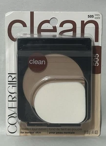 Covergirl Clean 505  Ivory Powder Foundation 11.5 g/ .41 oz Normal Skin - Picture 1 of 13