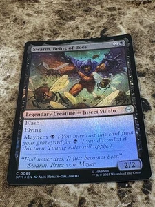 SWARM, BEING OF BEES Magic MTG Spiderman Foil - Bild 1 von 2