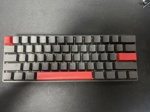 Teclado mecánico Drunkdeer G60 negro/rojo con cable unidad principal juego lineal - Imagen 1 de 3