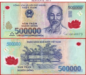 VIETNAM 500.000 500000 DONG 2009 P 124f VF spedizione gratuita da 100€ - Foto 1 di 3