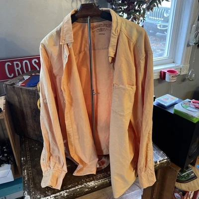 Camisa informal Margaritaville con cuello abotonado para hombre melocotón XXL DKL calidad Foto 1 de 4