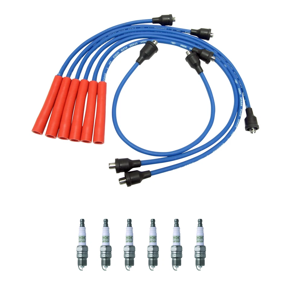 Juego de cables NGK y kit de bujías NGK 6 G-Power Platinum para Chevrolet Nova 3,8 L6 Foto 1 de 1
