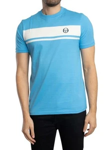 Sergio Tacchini de los hombres Camiseta Master, Azul - Imagen 1 de 5