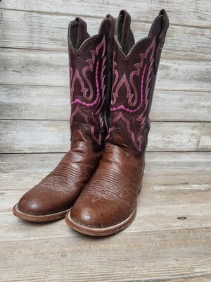 Женские ковбойские сапоги Justin Boots размер 7B седло сделано в США вестерн  - Изображение 1 из 4